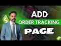 How To Add Order Tracking Page On Shopify Step By Step For Beginners