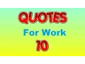 inspirational quotes for work