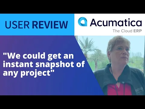Thumbnail for Unifying your organization to a single system - Acumatica Review