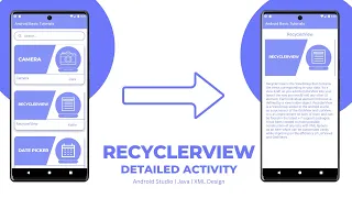 RecyclerView with Detailed Activity in Android Studio using Java Source Code