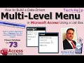 How to Build a Data-Driven Multi-Level Menu in Microsoft Access Using a List Box - Fitness