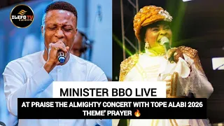 bbo surprise tope alabi on stage performs ka ma ri with her at praise the almighty