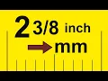 How to Convert 2 Inches to Millimeters