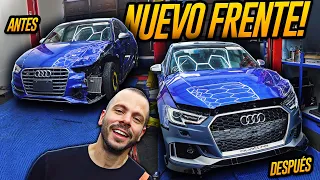 Conversión de Audi S3 a RS3: ¡FRONTAL NUEVO QUEDÓ BRUTAL!