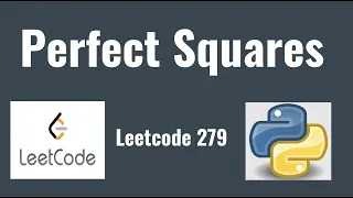 Leetcode 279 Perfect Squares