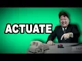 Learn English Words ACTUATE - Meaning Vocabulary with Pictures and Examples