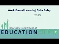 Work-Based Learning Data Entry 2025