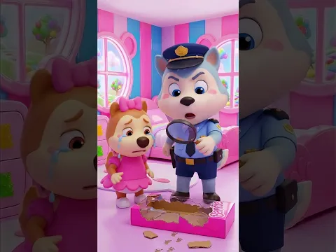 Where Is the Barbie Doll?! ππ Baby Police Solves the Mystery | Kids Learn Problem Solving #shorts