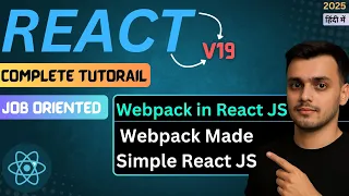 What is Webpack What is Webpack in React React JS Tutorial in Hindi React JS Course