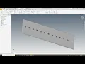 Autodesk Inventor 2025-2026 3D Modeling Tutorials How to work with Rectangular Pattern