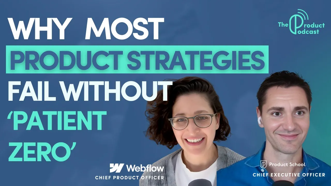 Webflow CPO on How Product Leaders at AI-Native Companies Act as Individual Contributors | Rachel Wolan | E281 - YouTube thumbnail