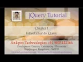 jQuery 1 - Introduction to jQuery