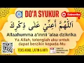 DOA SYUKUR ATAS NIKMAT TUHAN - zikir pagi \u0026 petang || teks arab - latin - arti - gratis pdf