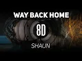Download Lagu 𝟴𝗗 𝗠𝗨𝗦𝗶𝗖 | Way Back Home - Shaun | 𝑈𝑠𝑒 ℎ𝑒𝑎𝑑𝑝ℎ𝑜𝑛𝑒𝑠🎧