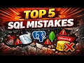 5 SQL Mistakes Secretly Killing Your App Performance