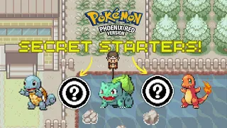 Pokemon Phoenix Red How to Get All Starters Secret Area Location Guide