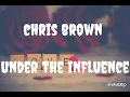 Chris Brown _under the influence (lyrics)