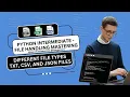 Python Intermediate - File Handling Mastering