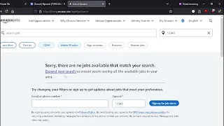 Amazon Job Search BOT 2 0