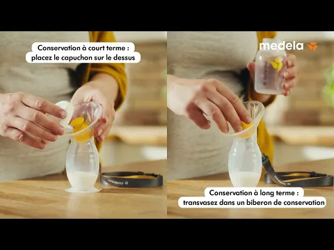 MEDELA RECUEIL-LAIT EN SILICONE | Mode d'emploi