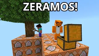 ZERANDO O SKYBLOCK... MAS ELE É FEITO DE BLOCOS DE COMANDO!