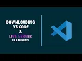 Visual Studio Code Live Server Extension Downloading and Installing Tutorial in Urdu Hindi