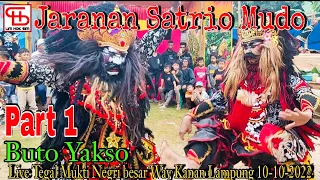 Download Jaranan Buto Yakso Part1 Satrio Mudo Live Tegal mukti Negri besar Way kanan Lampung 10-10-2022 MP3