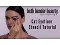 Eyeliner Makeup Stencil Tutorial Cat Eyeliner Beth Bender Beauty