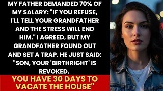 Give Me 70 Of Your Salary Dad Threatened Grandpa Later Said Your Birthright Is Revoked 