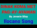 Download Lagu DINAK KOMA MET PAG-AY-AYAMAN