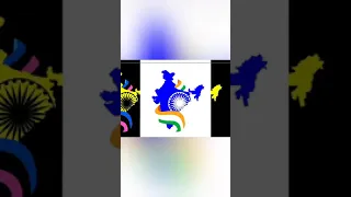 Indian Flag Using Python Turtle with Indian Map Republic Day special-Independence Day Special