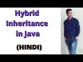 Hybrid Inheritance in Java Hindi