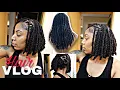 Locs Hair vlog Wash Day Loc Bob Pipe Cleaners More 1080p