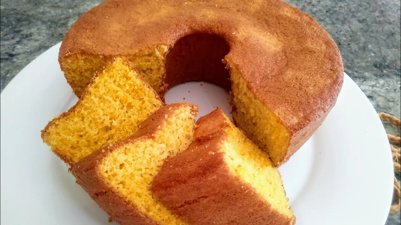 BOLO DE FUBÁ CREMOSO - É SÓ BATER NO LIQUIDIFICADOR - FÁCIL - RÁPIDO - DELICIOSO - Isamara Amâncio