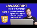JavaScript Tutorial in Hindi Statement and Comments in Js