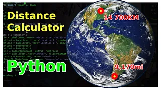 Distance Calculator in Python with Tkinter