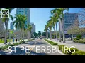 St Petersburg Florida City Drive 4K - St Pete Driving Tour
