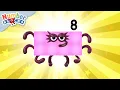Numberblock 8 the Super Hero Block | Learn to Count - 12345678 | @Numberblocks