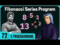 Fibonacci Series Program in C