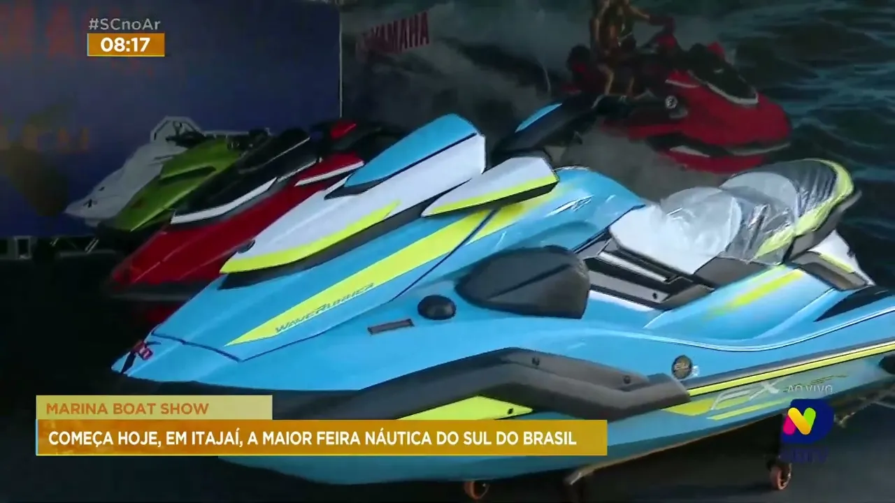 Maior feira náutica do Sul do país começa nesta quinta-feira, em Itajaí