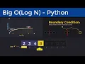 Big O Log N Time Complexity in Python All You Need to Know in Just 8 Minutes