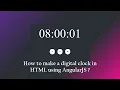 How to make a digital clock using Javascript AngularJS AngularJS interval toLocaleTimeString