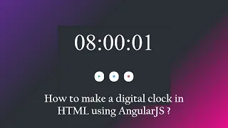 How to make a digital clock using Javascript AngularJS AngularJS interval toLocaleTimeString