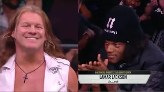 Chris Jericho Threatens To Whoop Lamar Jacksons A At AEW Baltimore