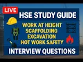 Download Lagu LIVE HSE Interview Questions \u0026 Answers: Work at Height, Scaffolding, Excavation \u0026 Hot Work Safety