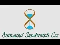 Animated sandwatch loader css css loading animation cool css effects