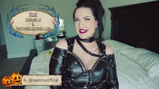raven rose tries on starline u0026 party king ccostumes 2024 collection