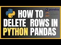How to a Row From a Data Frame in Pandas Python