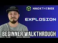 HackTheBox Tutorial - Explosion Starting Point walkthrough