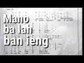 Lagu Jingrwai Mano a lah ban ieng
